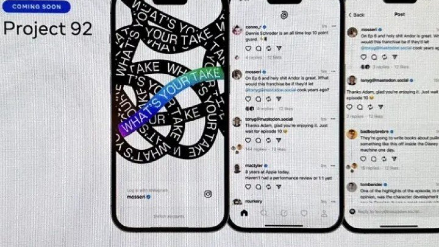 Threads: Οι πρώτες εικόνες της νέας πλατφόρμας της Meta που θα κοντράρει το Twitter