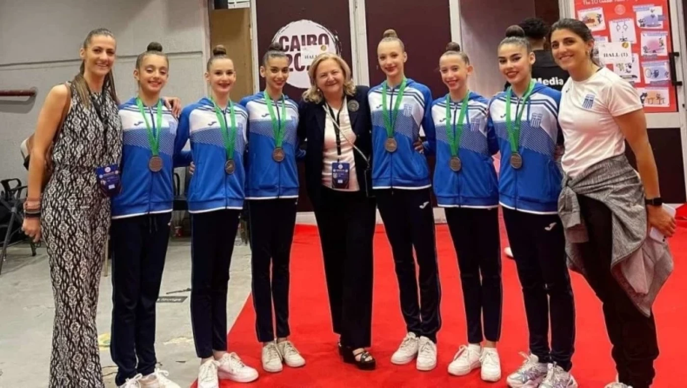 Χάλκινο η Εθνική ανσάμπλ νεανίδων- Mια ανάσα απο το μετάλλιο η Συγκούνα στο διεθνές κύπελλο του Καΐρου