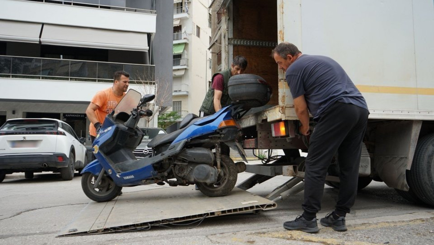 Θεσσαλονίκη: Eπιχείρηση απομάκρυνσης πάνω από 40 δικύκλων