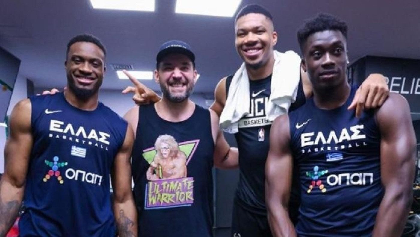 Τα αδέρφια Αντετοκούνμπο γυμνάστηκαν μαζί με τον πάμπλουτο σύζυγο της Σερίνα Γουίλιαμς