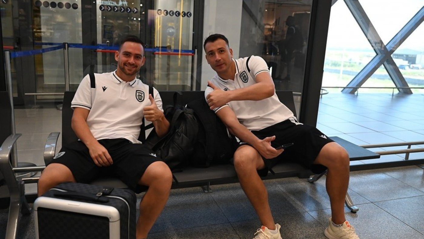 ΠΑΟΚ: Καθ' οδόν για Τέχελεν η ασπρόμαυρη αποστολή- Χαμόγελα στο «Μακεδονία»!