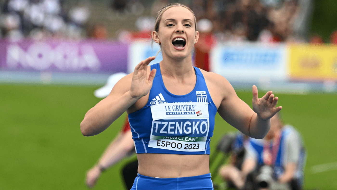 Χρυσή η Τζένγκο στο ευρωπαϊκό στίβου Κ23