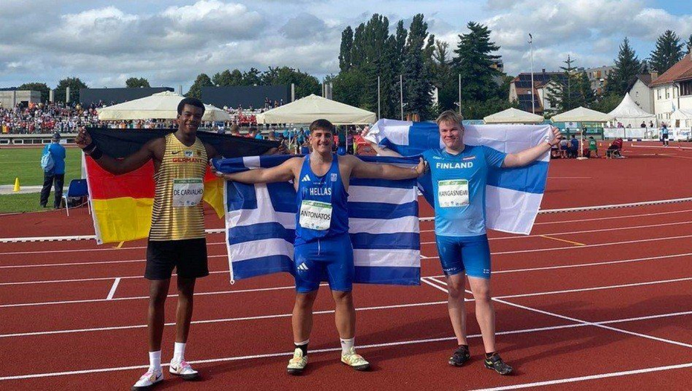 Ολυμπιακό Φεστιβάλ Νεότητας: Χρυσό μετάλλιο στη σφαίρα ο Αντωνάτος