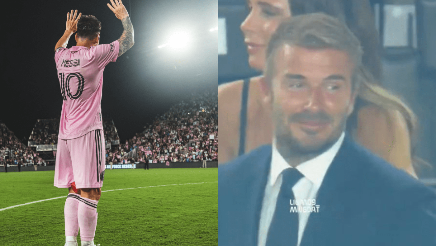 Ο Μπέκαμ βούρκωσε μετά το γκολ... τρίποντο του Μέσι στο ντεμπούτο του (vid)