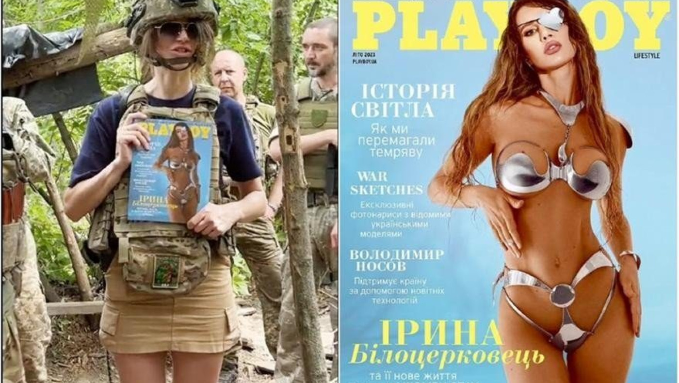 Ουκρανή έχασε το μάτι της στον πόλεμο και ποζάρει στο νέο Playboy