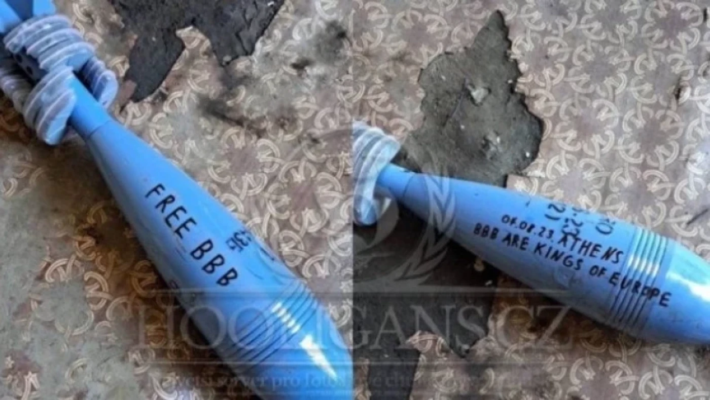 Οι οπαδοί της Ντινάμο Κιέβου στηρίζουν τους χούλιγκαν της Ντιναμό Ζάγκρεμπ με μήνυμα σε... ρουκέτες!