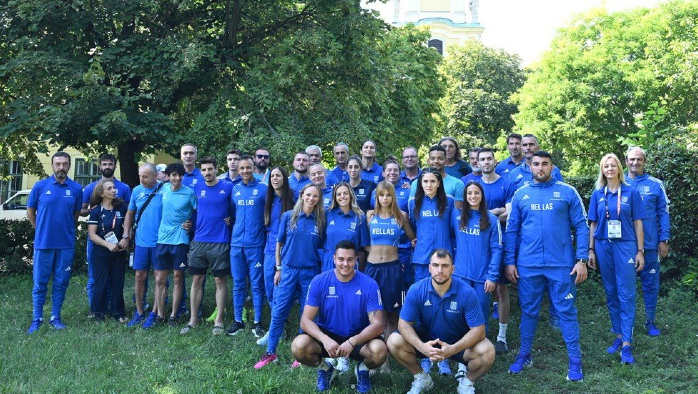 Παγκόσμιο Βουδαπέστη 2023: Φωτογράφιση για την Εθνική ομάδα, πρώτη προπόνηση για Τεντόγλου