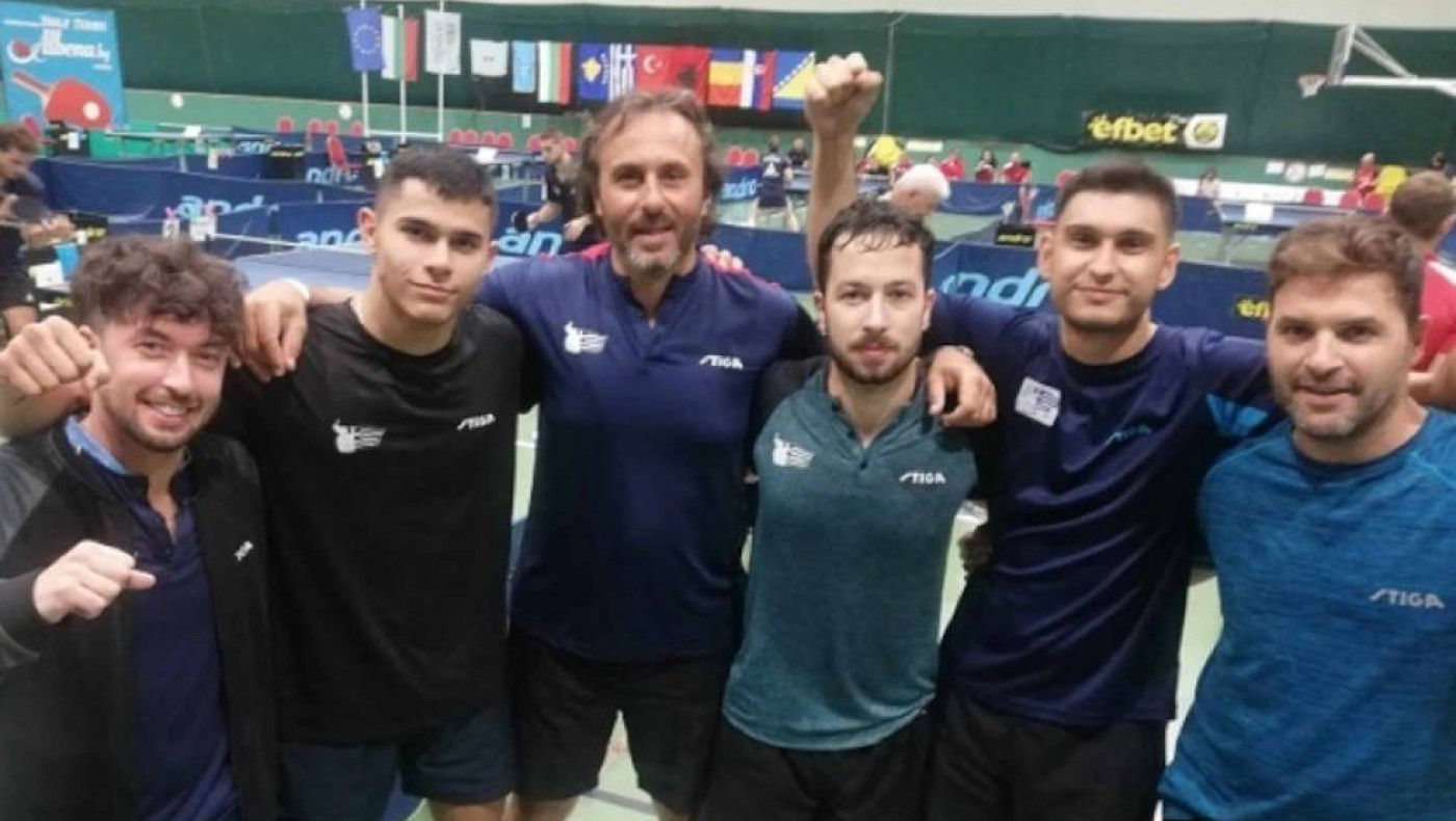 Πινγκ Πονγκ: Χρυσό μετάλλιο η Εθνική ανδρών στο Βαλκανικό Πρωτάθλημα