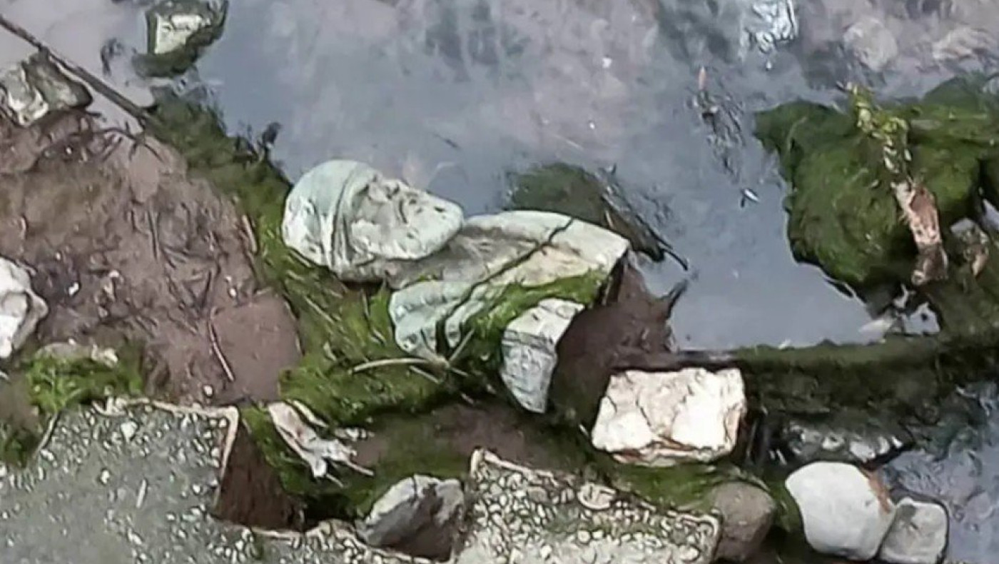 Μεσσηνία: Πέταξαν μπρούτζινη προτομή του Παπαφλέσσα μέσα σε ποτάμι