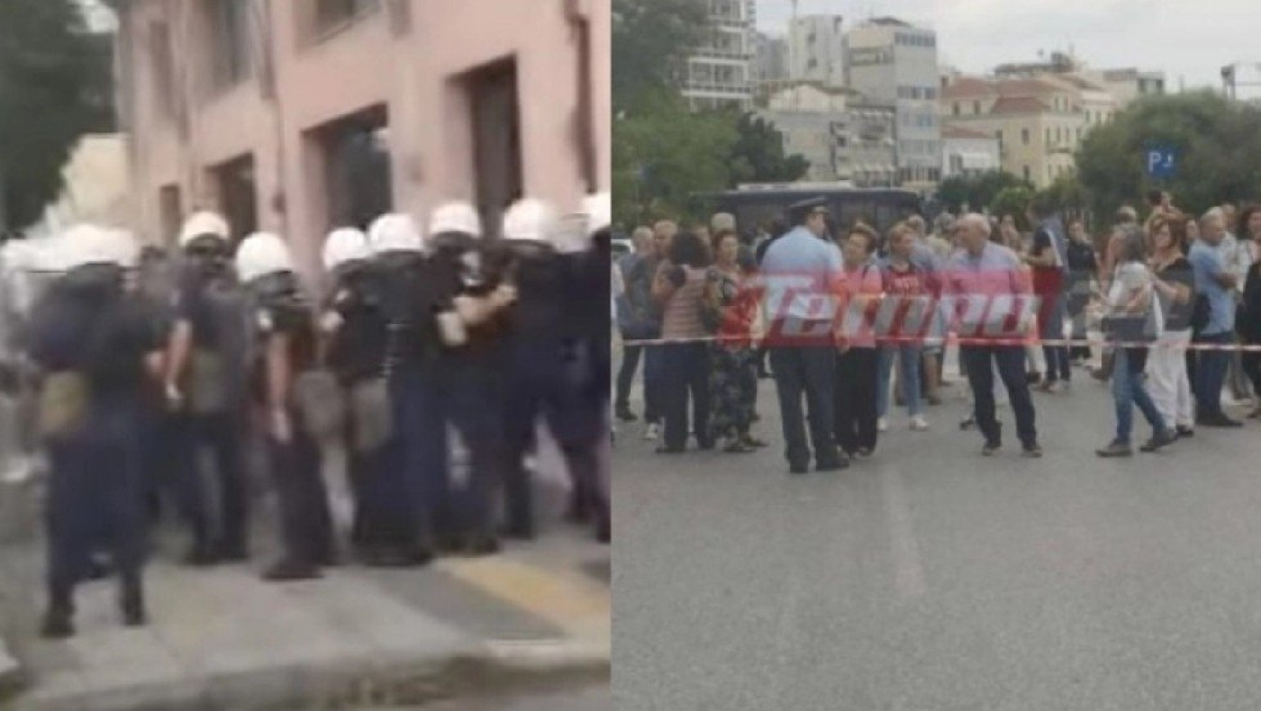 Blue Horizon: Ένταση και χημικά σε διαμαρτυρία για την δολοφονία του Αντώνη στην Πάτρα