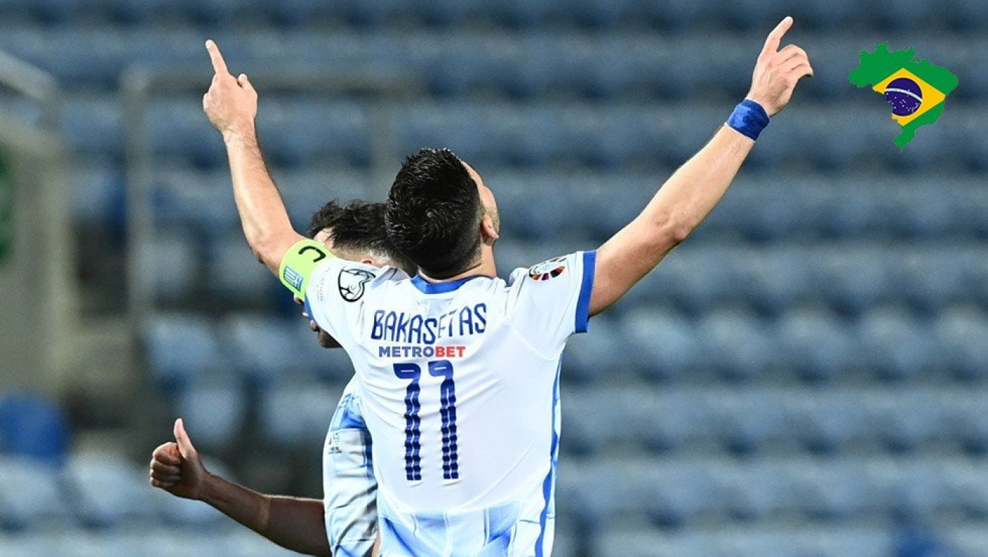 «Μιχάλης Βραζιλιάνος» :  Οκτώ τα ταμεία μας χθες ενώ σήμερα, έχω άσο από το ημίχρονο την Εθνική μας, με Οβερ, 3-0 σκορ και Μπακασέτα σκόρερ…