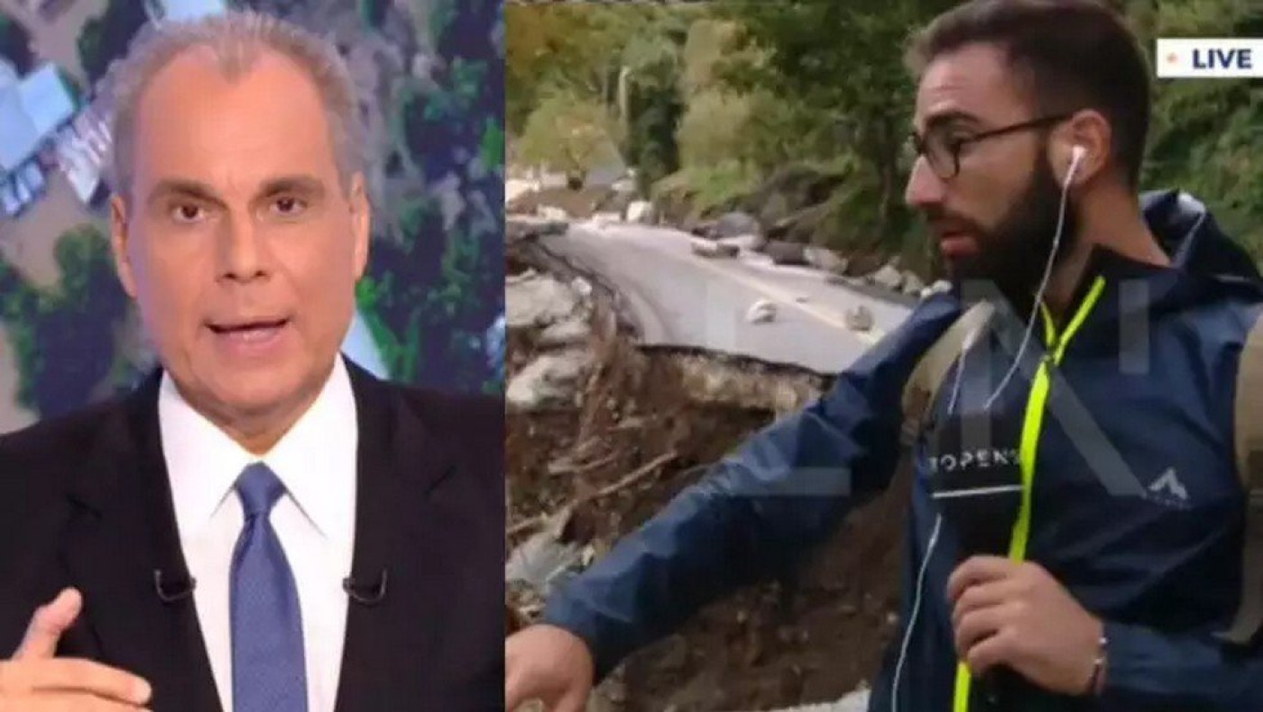 Έντρομος ο Νίκος Στραβελάκης στον αέρα του OPEN: «Μην πλησιάζεις άλλο, σε παρακαλώ»