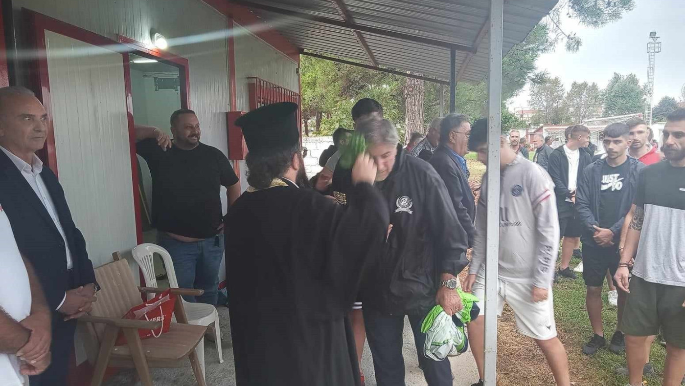 Κεραυνός Αγγελοχωρίου: Αγιασμός ενόψει της έναρξης του Πρωταθλήματος