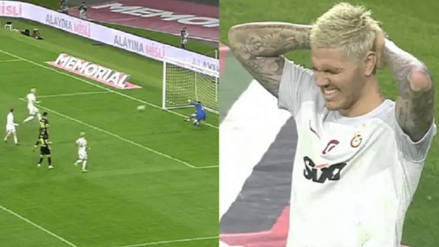 Γαλατασαράι: Εκτέλεση πέναλτι με πάσα στον Ικάρντι, το έστειλε άουτ σε κενή εστία (video)