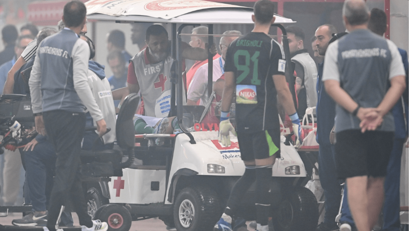 Στον αέρα το Ολυμπιακός-Παναθηναϊκός: Εσπευσμένα στο νοσοκομείο ο Χουανκάρ μετά τη κροτίδα