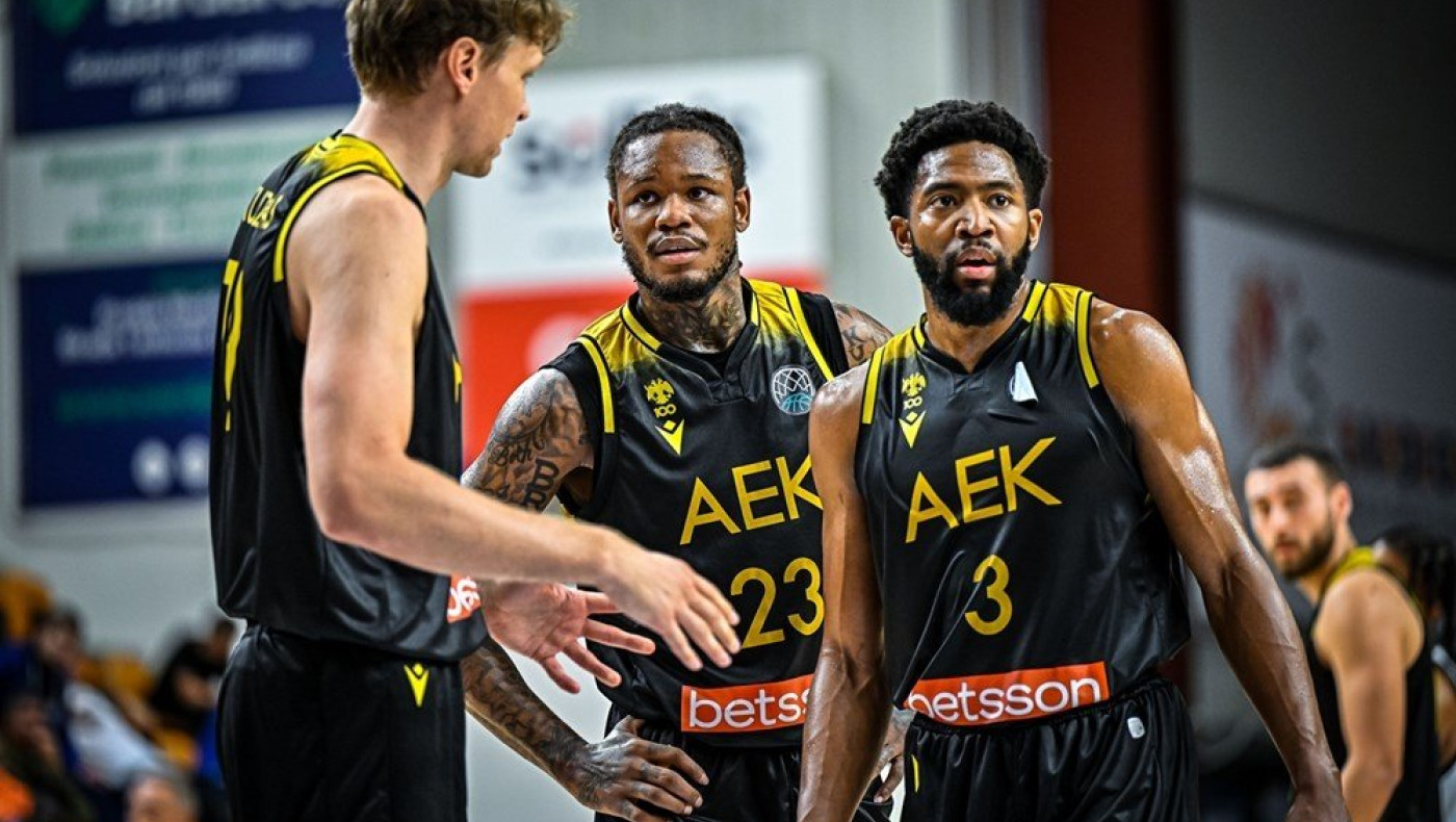 BCL: Η ΑΕΚ γύρισε ματς 19 πόντων και νίκησε τη Σάσαρι