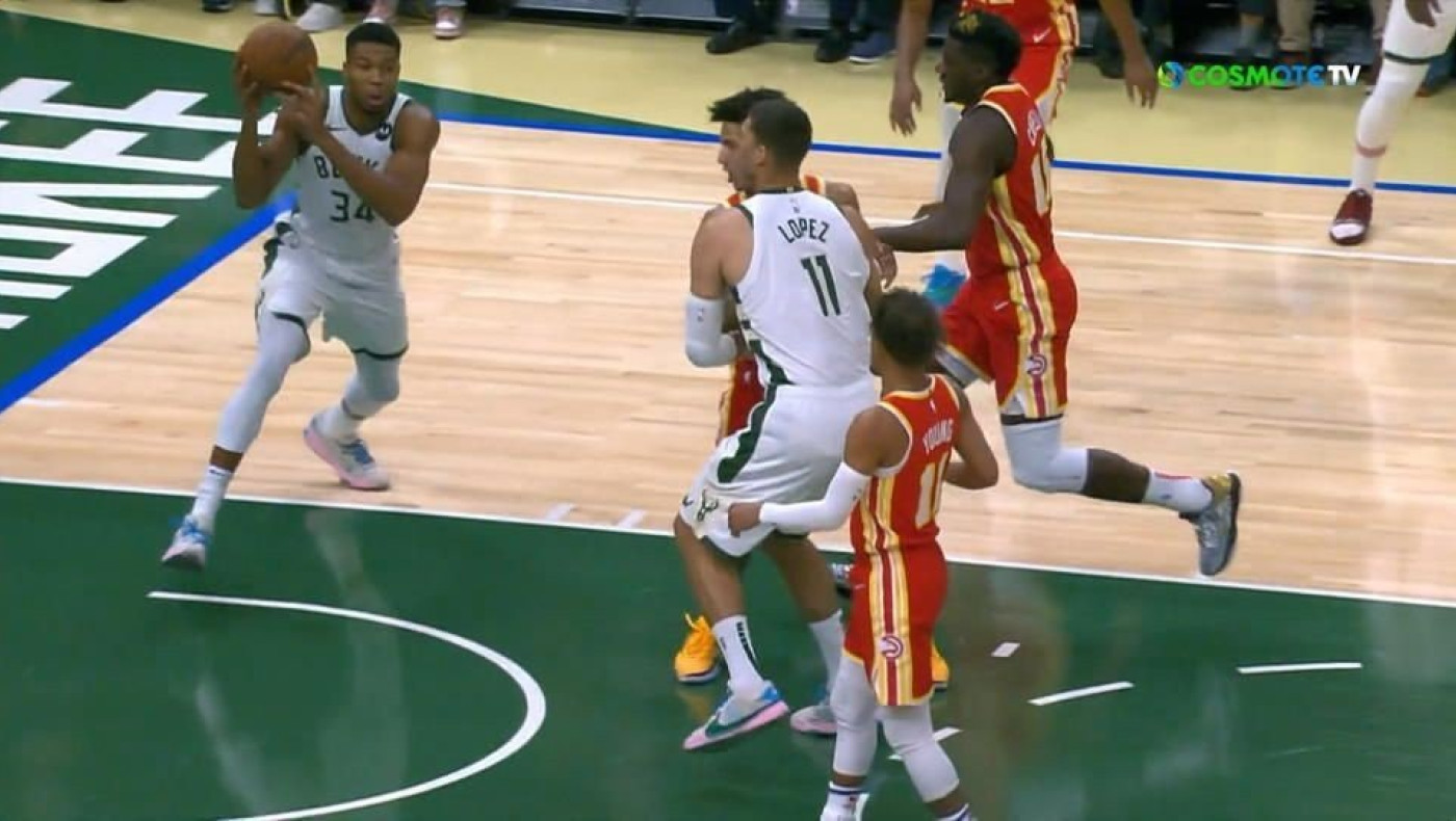 Ήττα για Μπας από τους Χοκς - Double Double ο Γιάννης