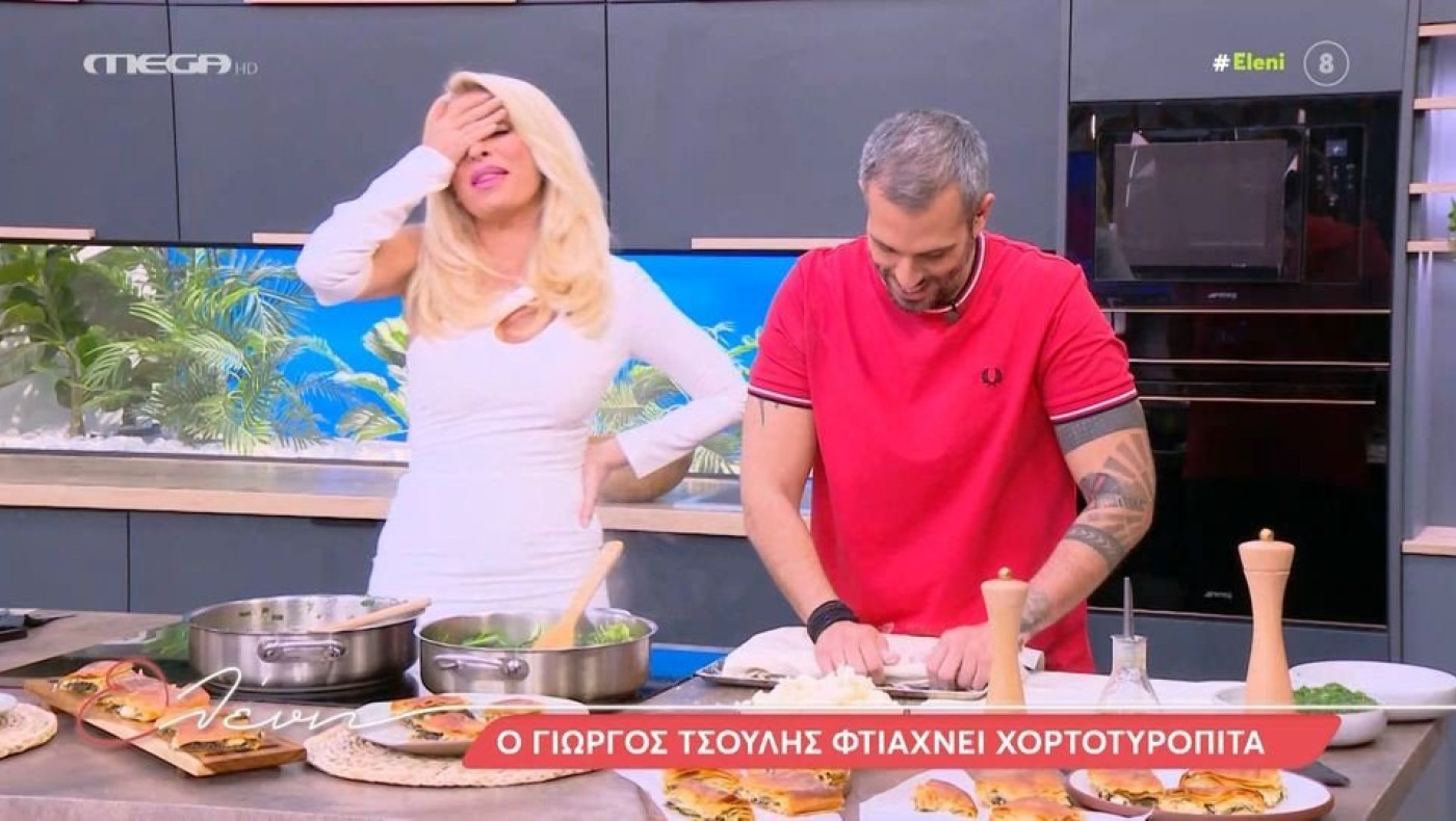 Η Ελένη Μενεγάκη κάνει απίστευτο σαρδάμ στον «αέρα»