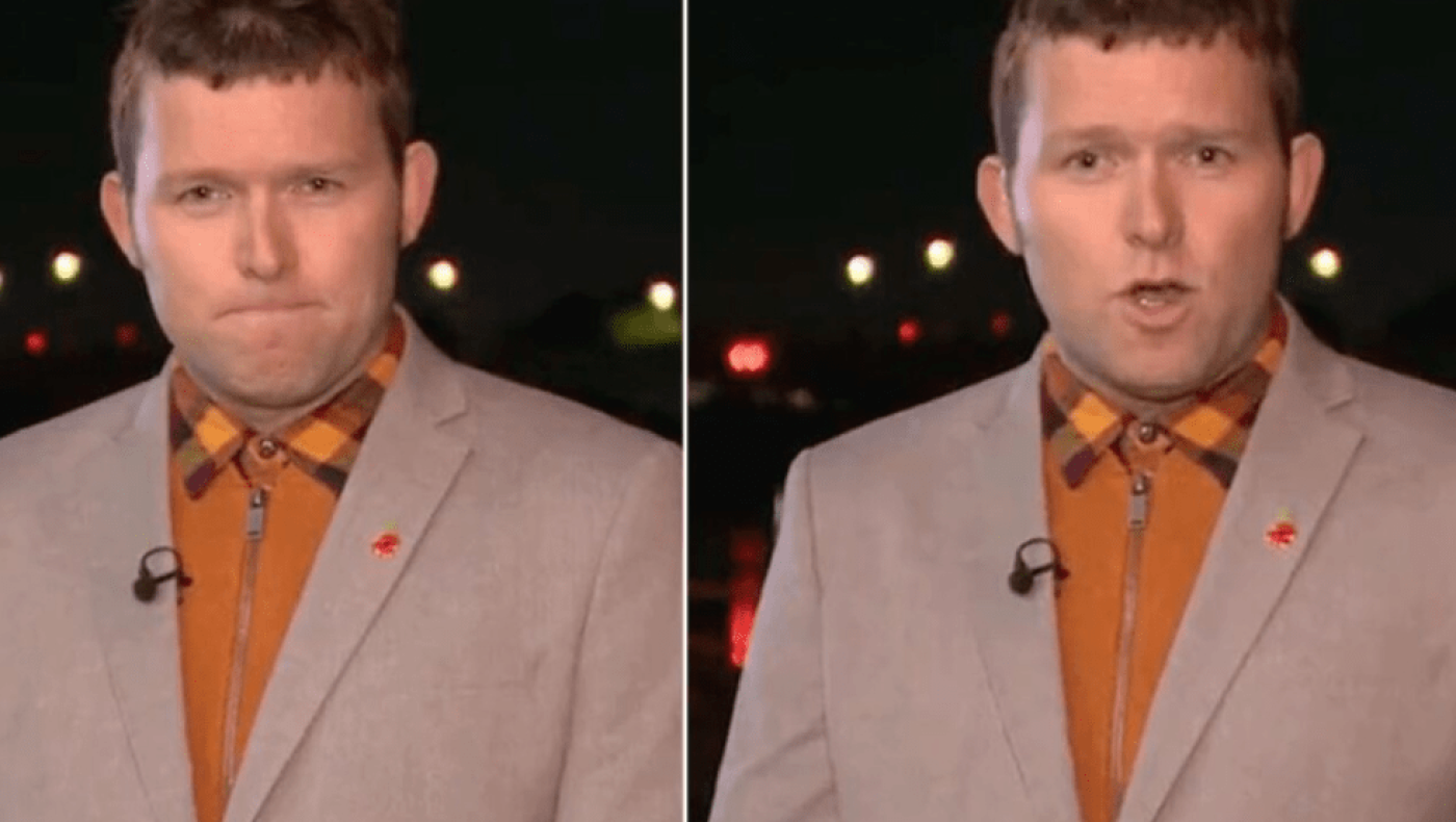 Δημοσιογράφος του BBC έπεσε θύμα κλοπής και συνέχισε το... live