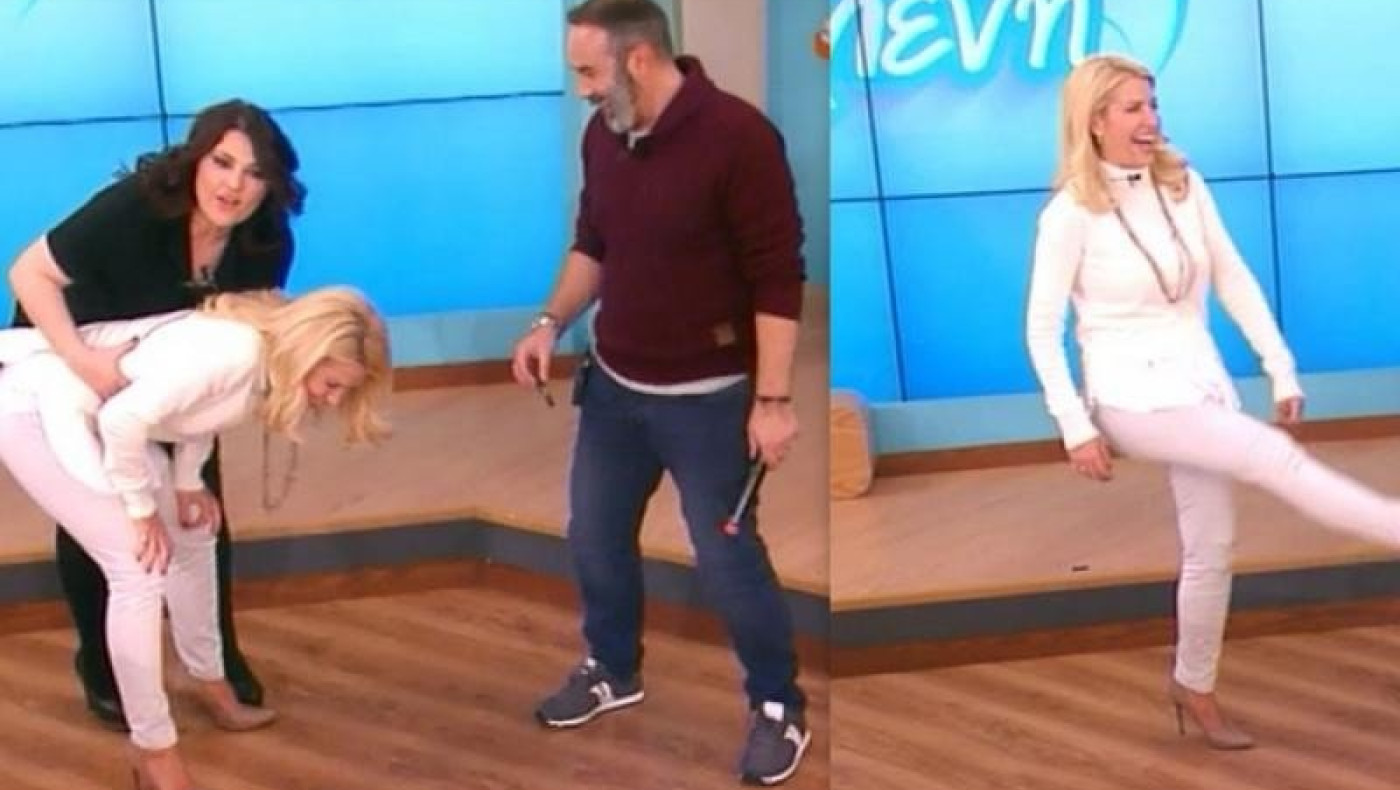 Ελένη Μενεγάκη: Ήπιε ουζάκι στην εκπομπή και... ξεσάλωσε! (ΒΙΝΤΕΟ)