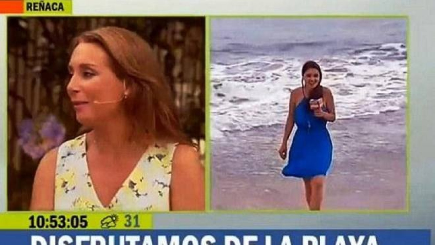 «Καυτό» ατύχημα για Χιλιανή δημοσιογράφο! (Video)