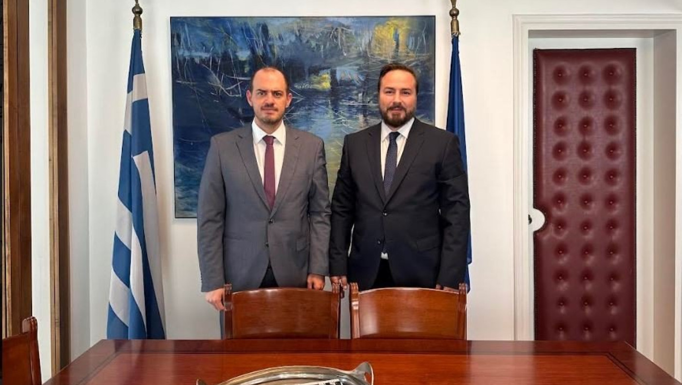 Συνάντηση του Διαμαντή Γκολιδάκη με τον υφυπουργό Εξωτερικών Γιώργο Κώτσηρα