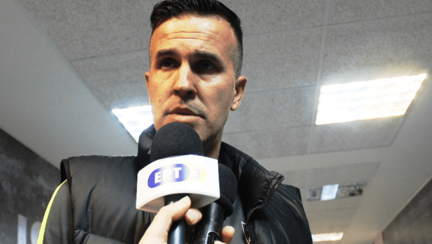 Σαπάνης: Να ευχαριστήσω τους συνεργάτες μου και τους ποδοσφαιριστές που συνεργάστηκα