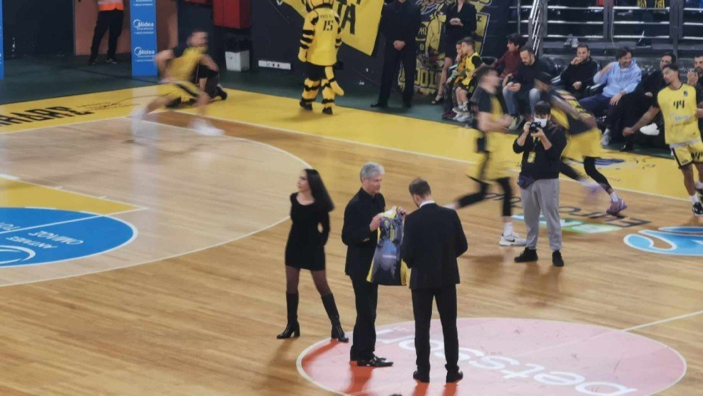 Άρης - Ουλμ: Βραβεύτηκε ο Άντονι Γκαβέλ