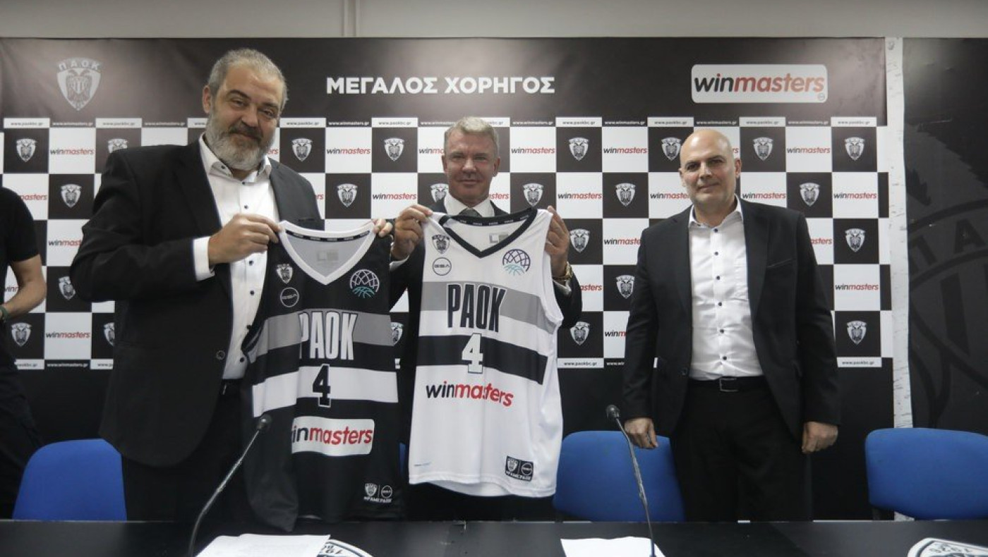 ΚΑΕ ΠΑΟΚ-Winmasters: «Συνεργασία που ευχόμαστε να κρατήσει χρόνια»