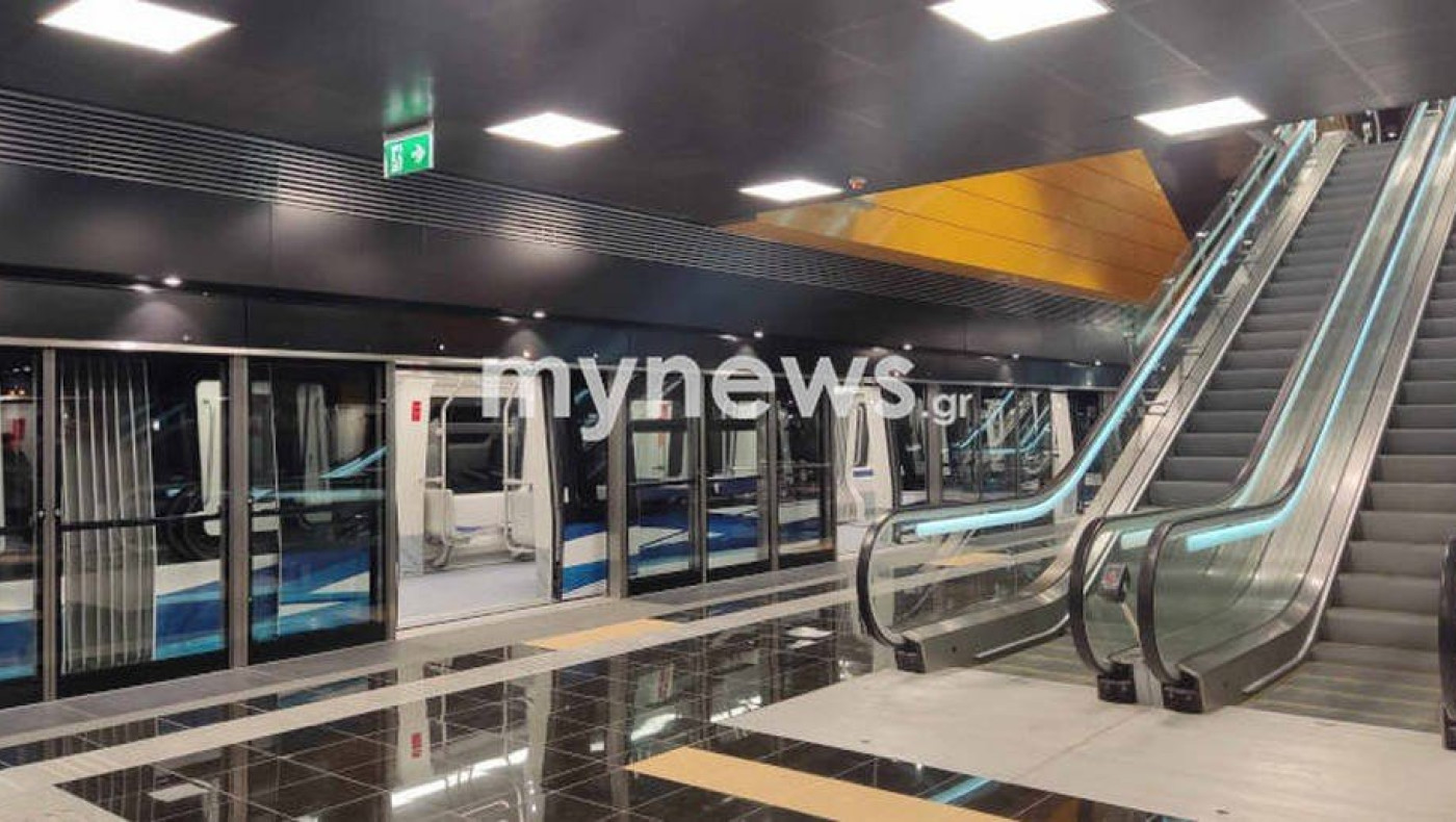 Μετρό Θεσσαλονίκης: Το Mynews.gr στον σταθμό Αγίας Σοφίας-Δείτε εικόνες και βίντεο