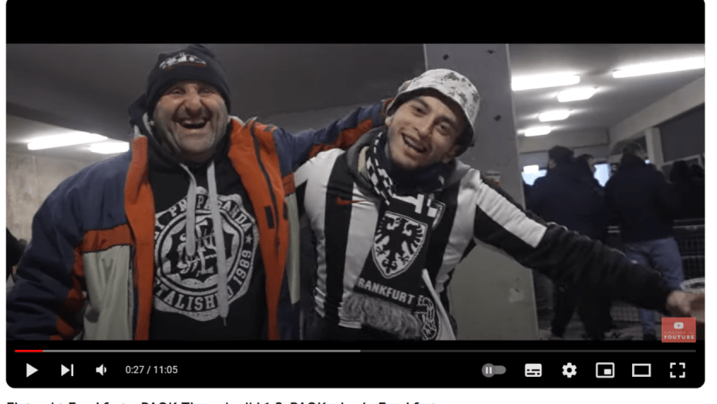 Οπαδός της Άιντραχτ με επικές αντιδράσεις στα γκολ και τις ευκαιρίες