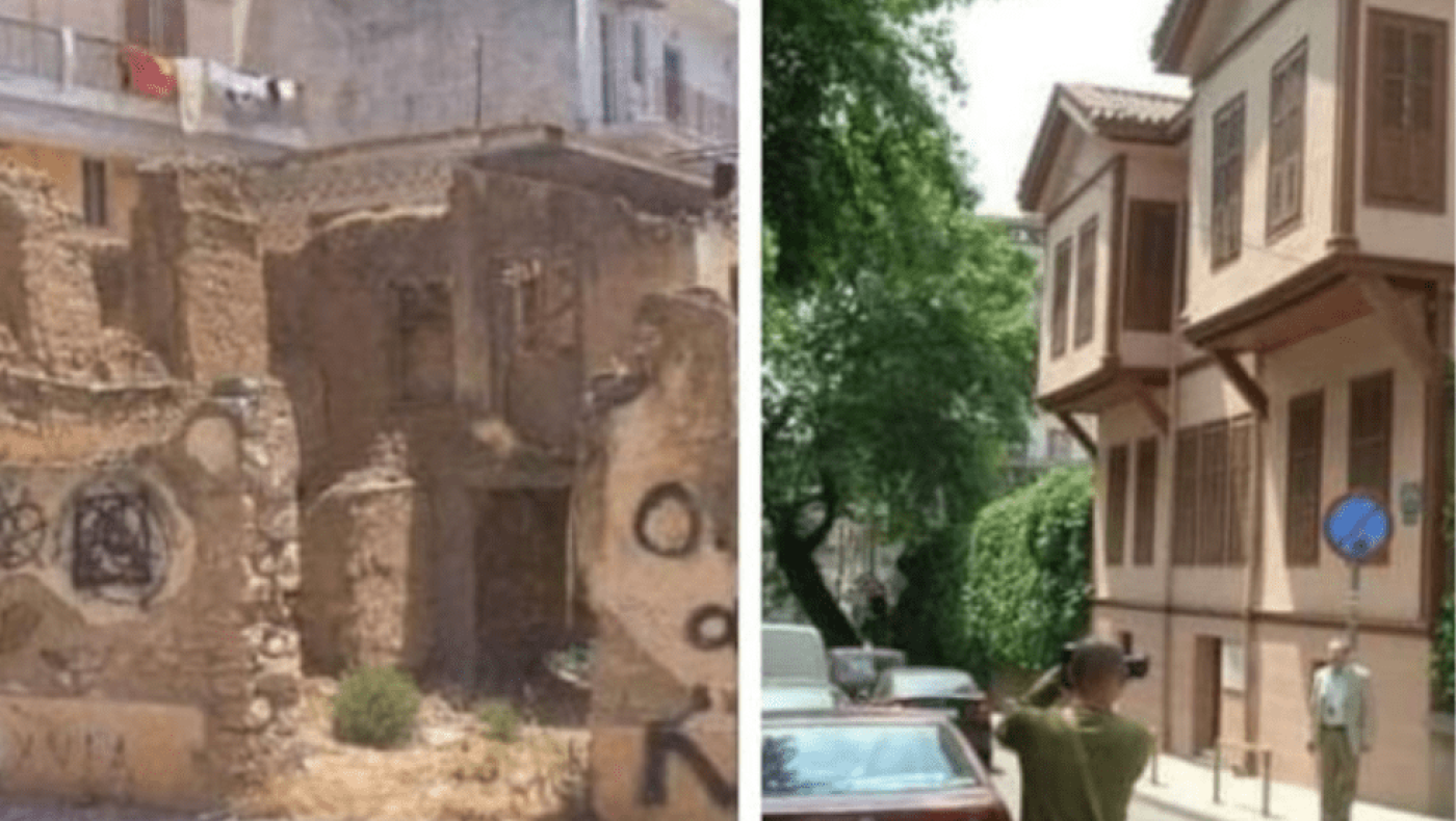 Ρημάζουν τα σπίτια των ηρώων Μακρυγιάννη και Παπαφλέσσα – «Στολίδι» του Μουσταφά Κεμάλ στη Θεσσαλονίκη