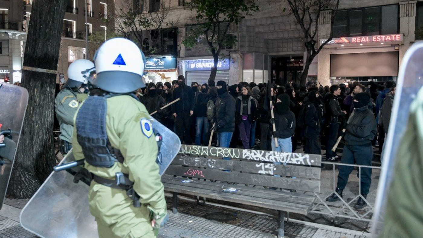 Επεισόδια και προσαγωγές στη Θεσσαλονίκη μετά το τέλος της πορείας για τον Αλέξανδρο Γρηγορόπουλο