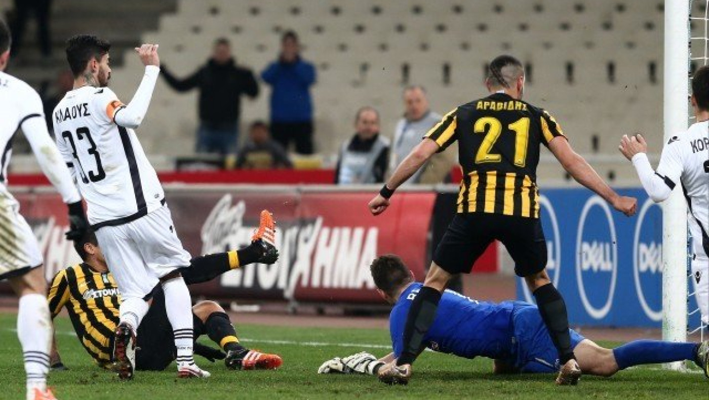 Έτσι προηγείται η ΑΕΚ επί του ΠΑΟΚ στο ημίχρονο (vid)