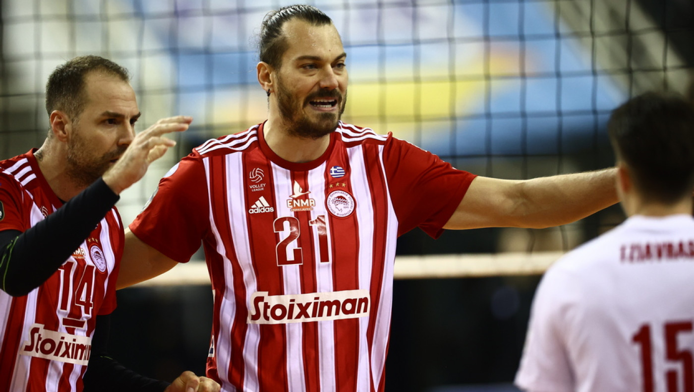 Ήττα του ΠΑΟΚ με 1-3 σετ από τον Ολυμπιακό