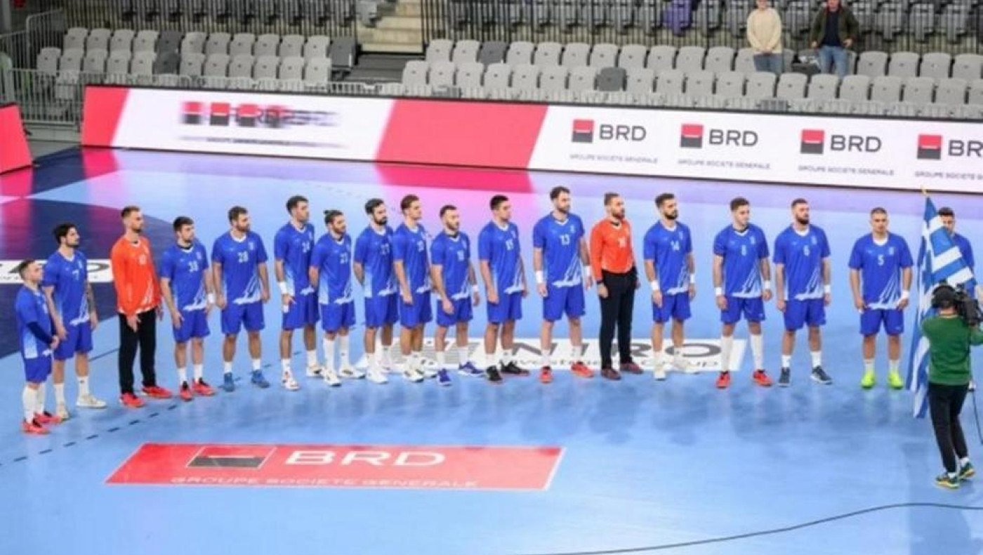 Η αποστολή της Εθνικής χάντμπολ ανδρών για το EURO 2024