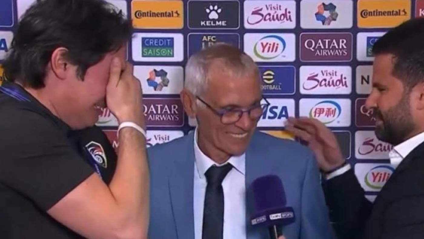 Η στιγμή που μεταφραστής και ρεπόρτερ βάζουν on air τα κλάματα για την πρόκριση της Συρίας του Έκτορ Ραούλ Κούπερ