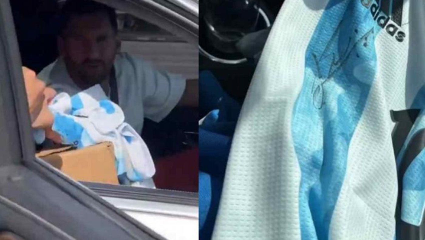 Απίστευτο περιστατικό με Μέσι που υπέγραψε αυτόγραφο εν κινήσει