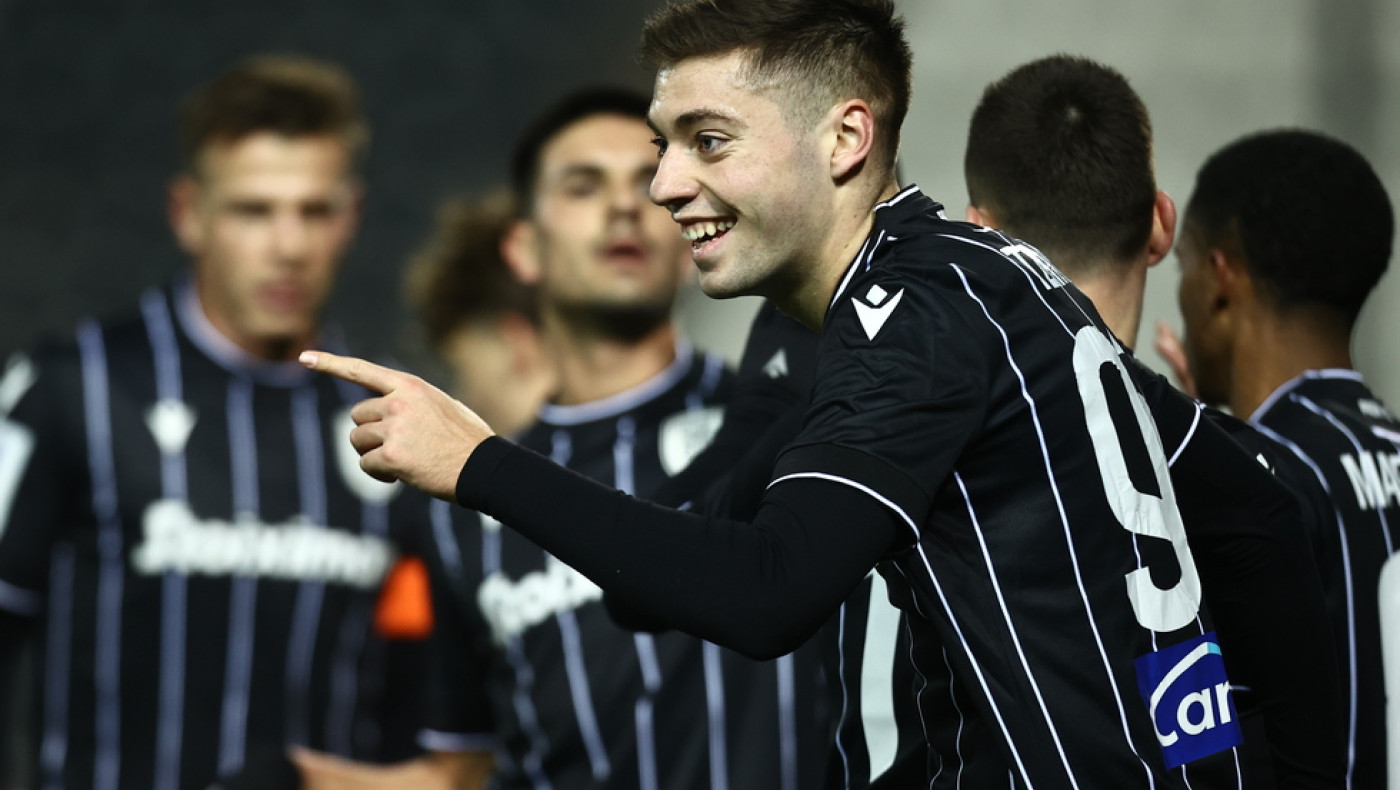 Δύο γκολ σε έξι λεπτά ο ΠΑΟΚ, με Τζίμα και Αντρίγια Ζίβκοβιτς