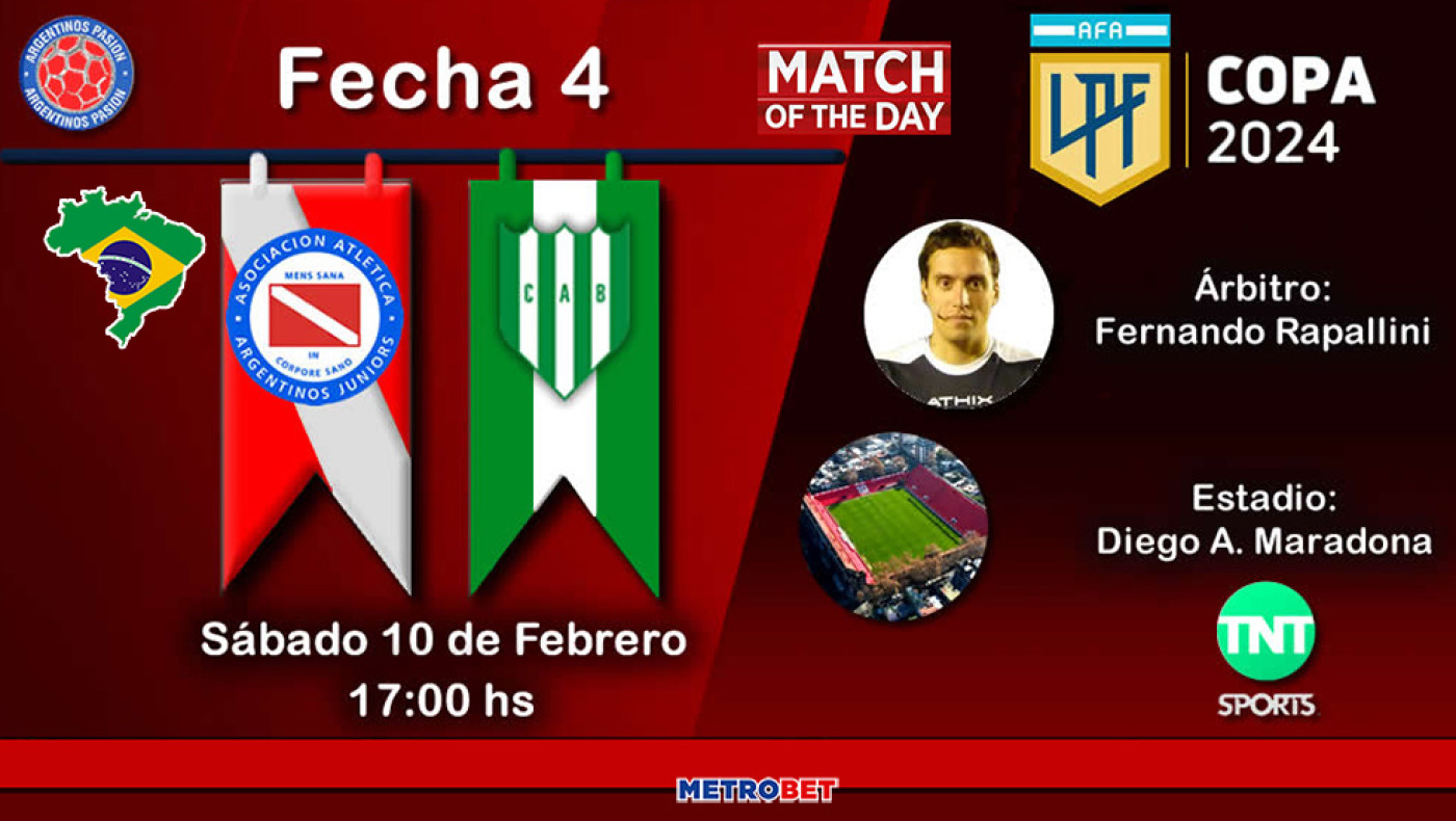 «Ματς της ημέρας» :  Ενδιαφέρον παιχνίδι στην Αργεντινή  : - Αρχεντίνος Τζ. - Μπάνφιλντ –