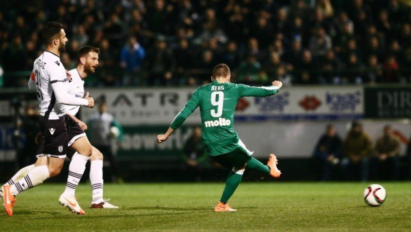 Παναθηναϊκός - ΠΑΟΚ: Έτσι άνοιξε το σκορ ο Μπεργκ! (video)