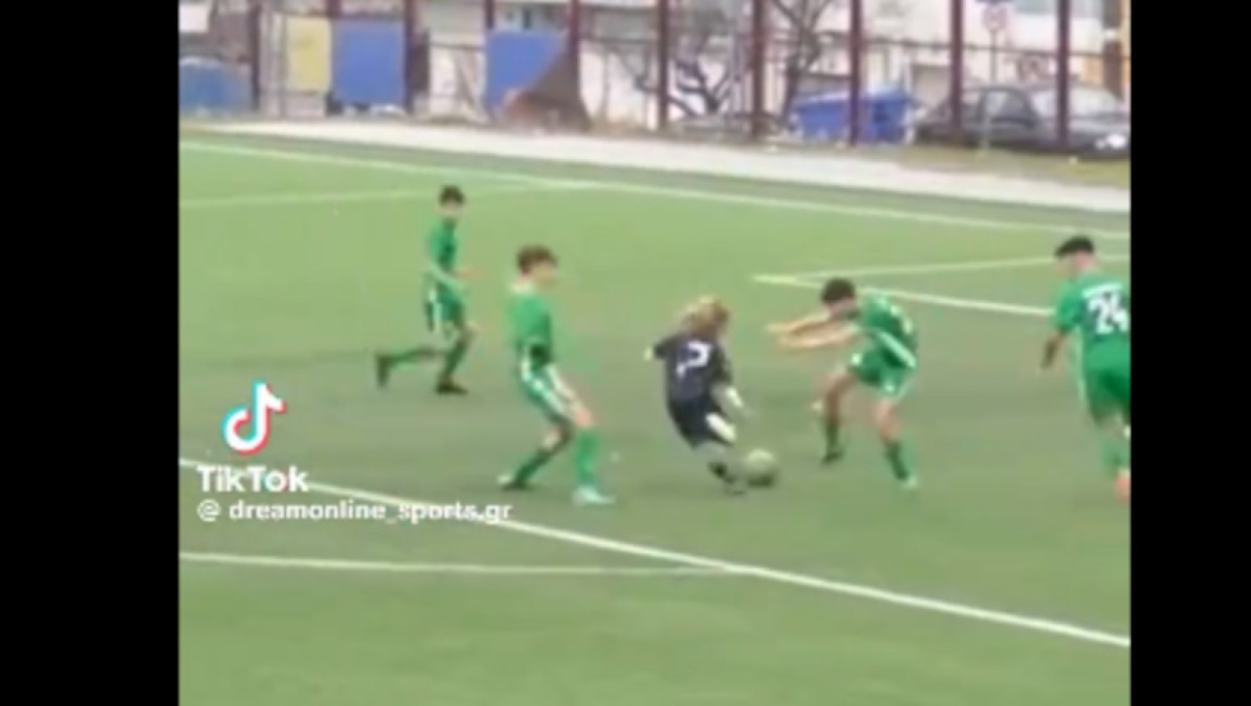 Ο 13χρονος του ΠΑΟΚ που έγινε viral για τις ντρίμπλες του