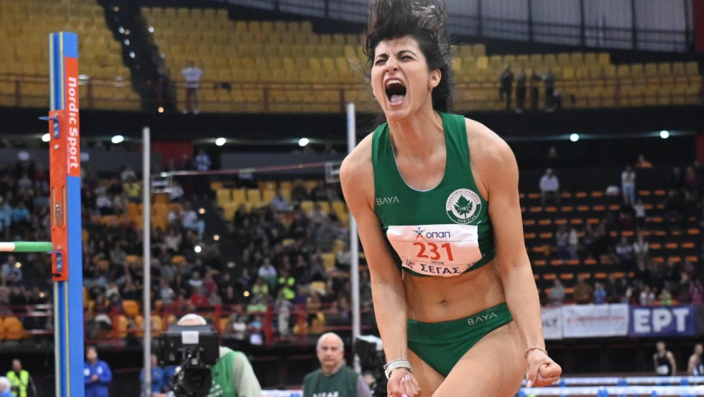 Πανελλήνιο '24, ΣΕΦ: Πρώτη και... χωρίς πόνους η Γκούσιν - «Μετά από πέντε χρόνια δεν μετράω τα άλματα μου»
