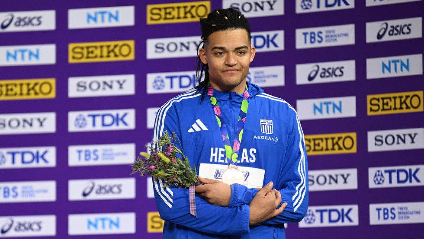 Παγκόσμιο, Γλασκώβη: Η απονομή του χάλκινου μεταλλίου στον Εμμανουήλ Καραλή (vid)