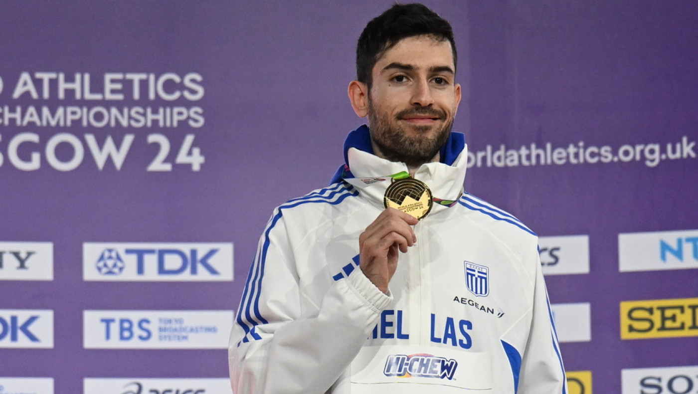 Παγκόσμιο, Γλασκώβη: Η απονομή του χρυσού μεταλλίου στον Μίλτο Τεντόγλου (vid)