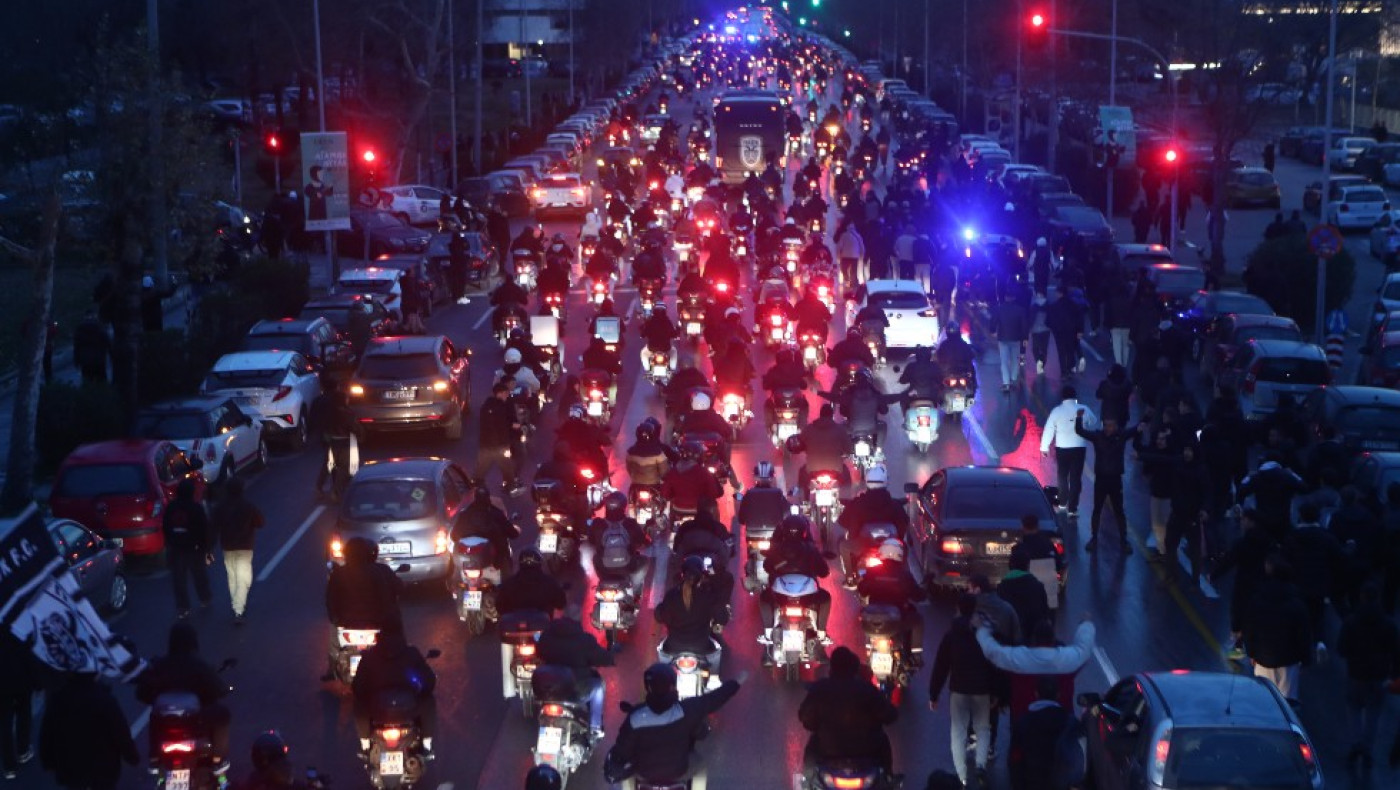 ΠΑΟΚ - Άρης: Μηχανοκίνητη πορεία πριν το ντέρμπι