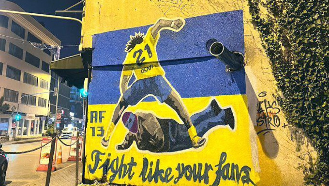 Έγινε... γκράφτι η συμπλοκή στην έδρα της Τράμπζονσπορ