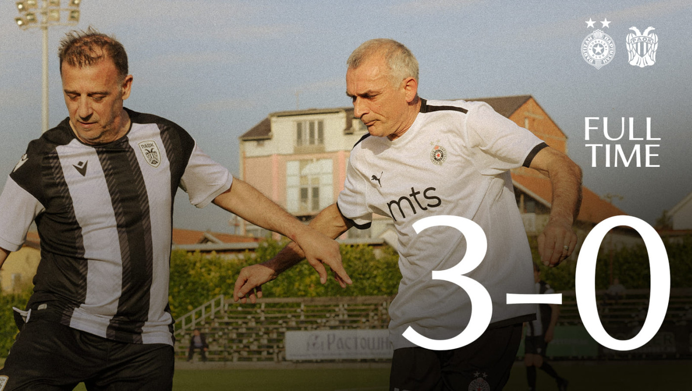 Το χάρηκαν οι παλαίμαχοι του ΠΑΟΚ και της Παρτιζάν: Φιλική νίκη των Σέρβων με 3-0 (vid)