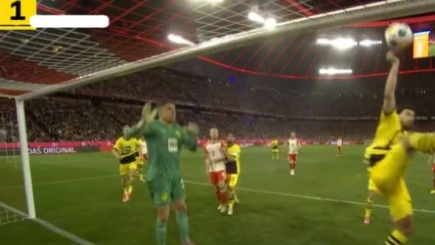 Μπάγερν-Ντόρτμουντ: Κόντρα για την απόκρουση του Χούμελς με το χέρι (vid)