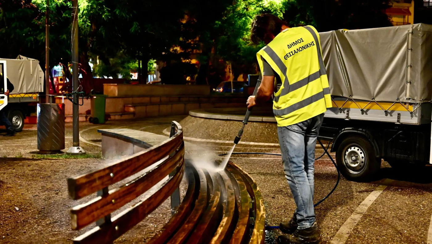 Θεσσαλονίκη: Απολύμανση σε σημεία που ζούσαν άστεγοι